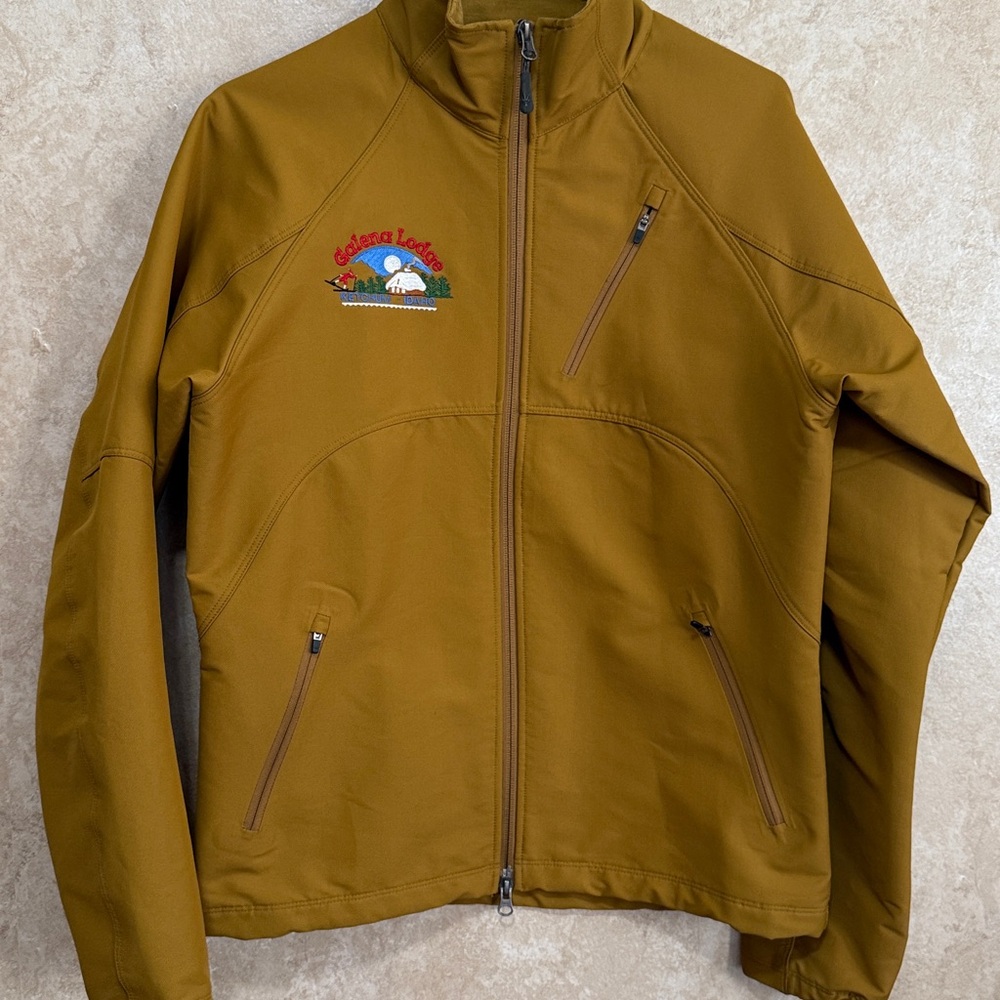 Ibex Galena Lodge logo Men's Brown climawool mix Jacket size s - Picture 2 of 12